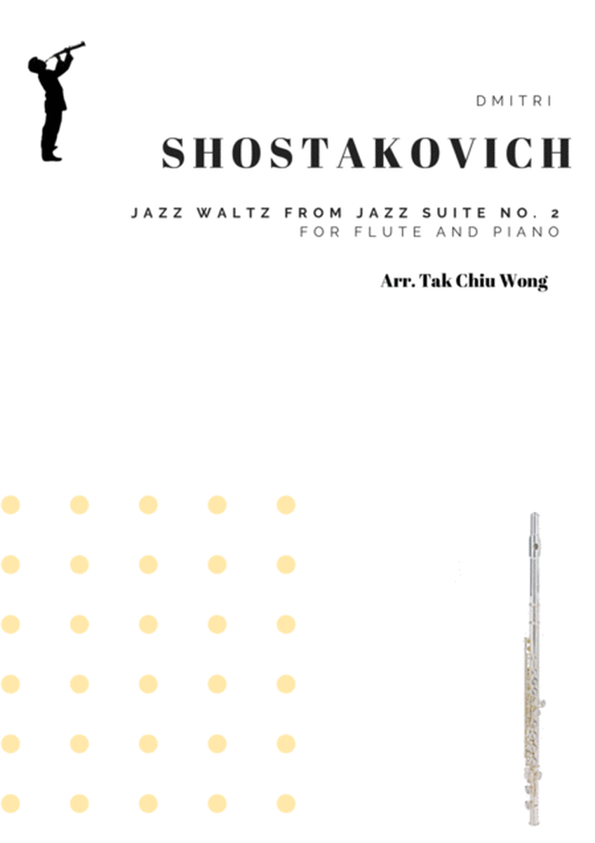 Jazz Waltz No. 2 arranged for Flute and Piano