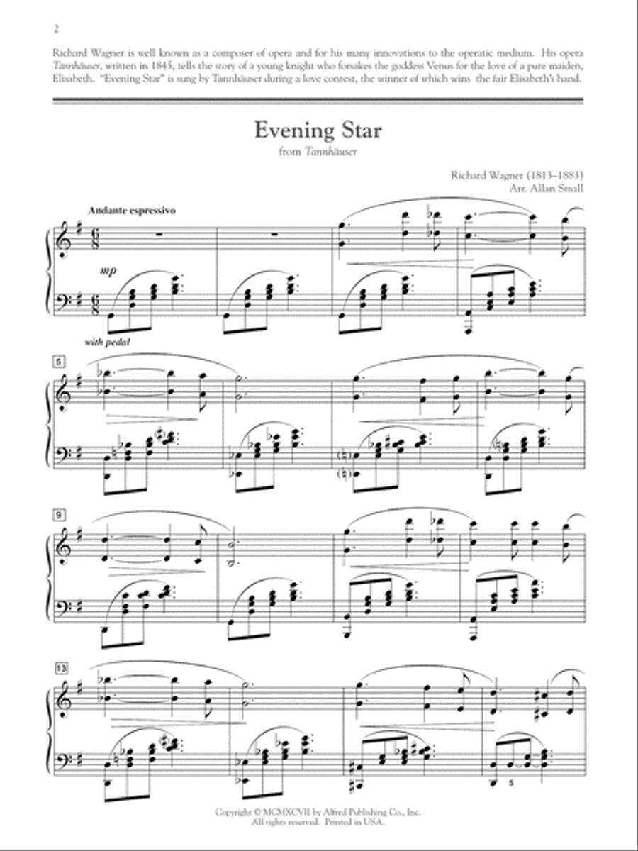 Evening Star from Tannhäuser Small Ensemble scores gallery preview page 4