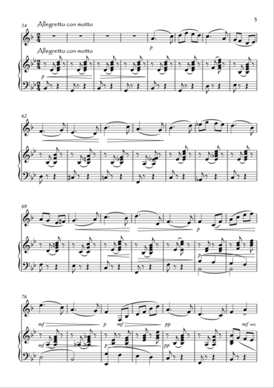 Four Short Pieces Four Short Pieces Horn scores gallery preview page 5