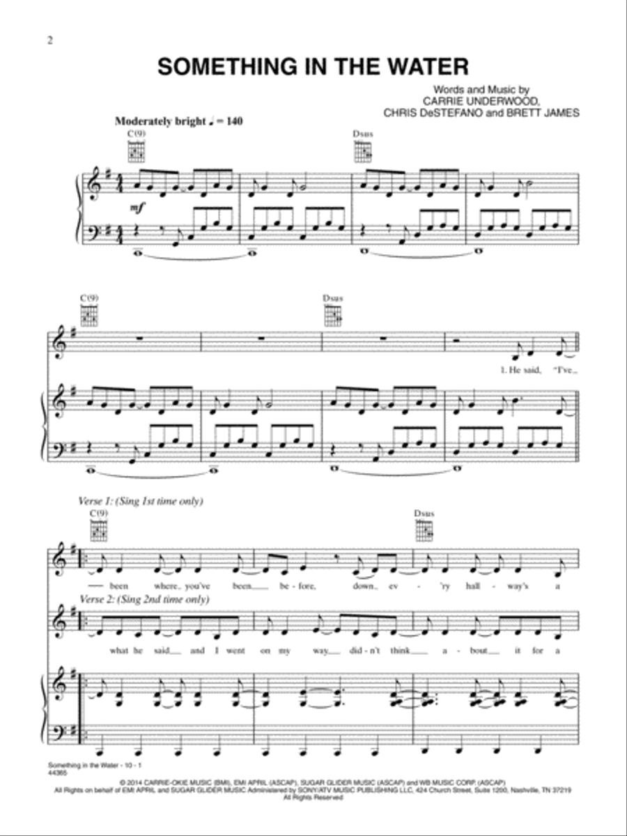 Something in the Water Small Ensemble scores gallery preview page 2
