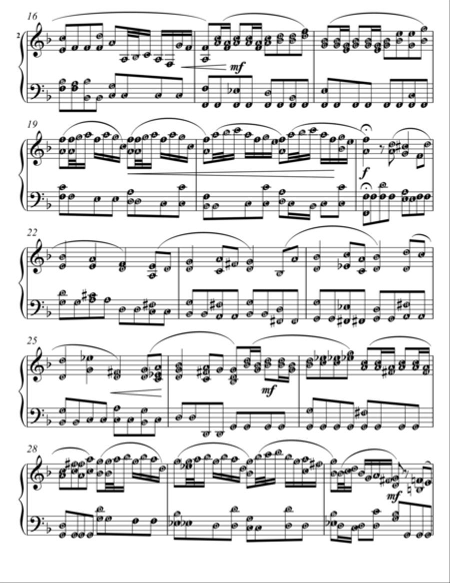 Sheep May Safely Graze Easy Intermediate Piano Sheet Music Easy Piano scores gallery preview page 3