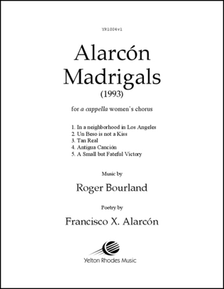 Alarcón Madrigals, Book 1