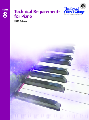 Book cover for Technical Requirements for Piano Level 8