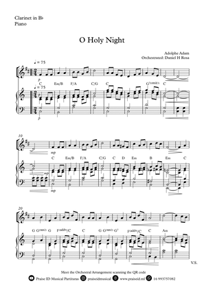 O Holy NIght - Christmas Carol - Bb Clarinet and Piano