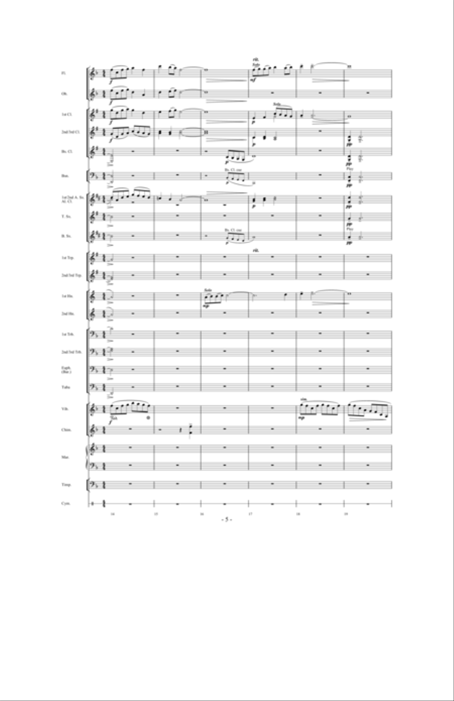 Purple Heart Concert Band scores gallery preview page 4