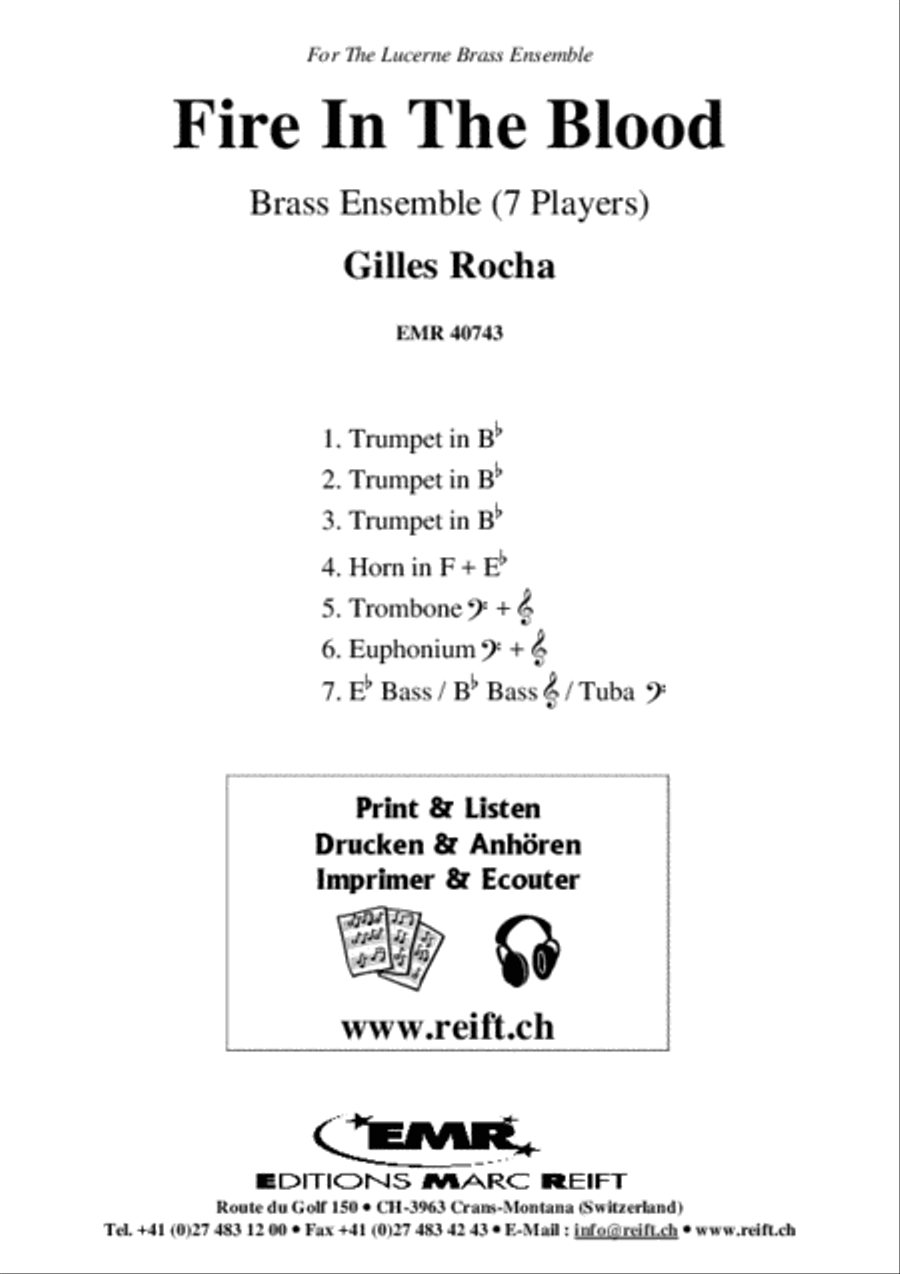 Fire In The Blood Brass Ensemble scores gallery preview page 2