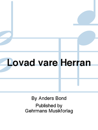 Book cover for Lovad vare Herran