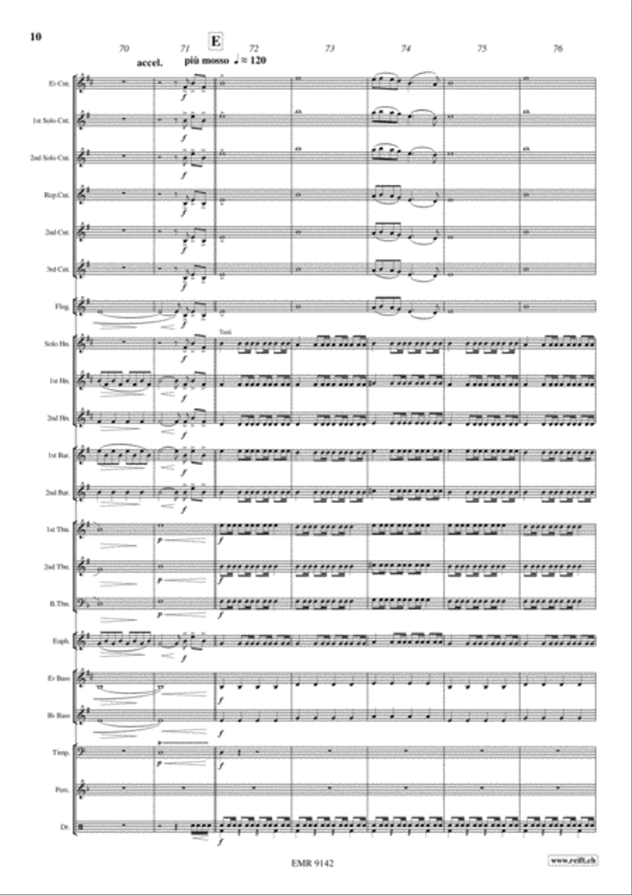 For A Few Dollars More Brass Band scores gallery preview page 11