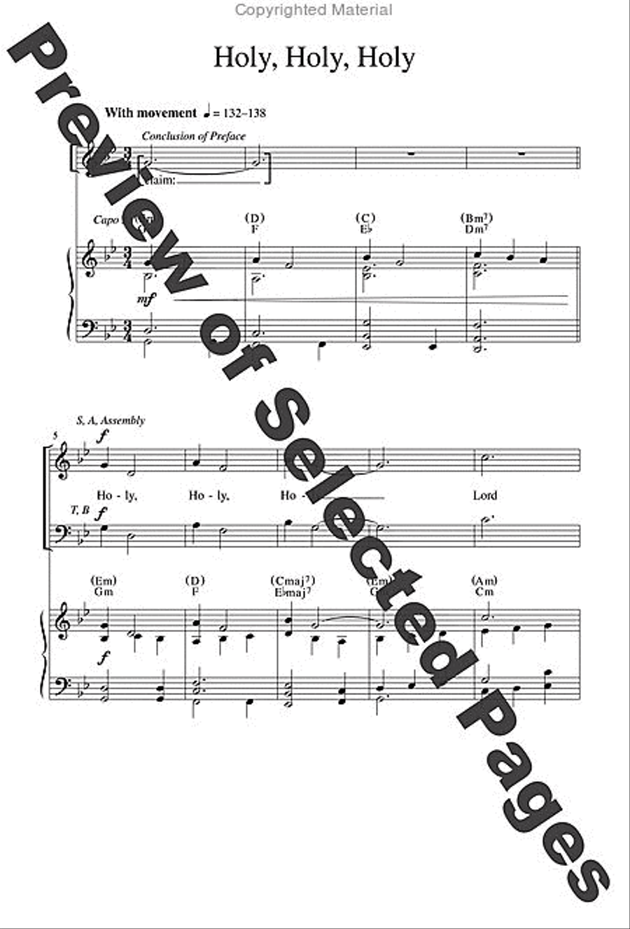 Mass of Creation - Choral / Accompaniment Edition 4-Part scores gallery preview page 14