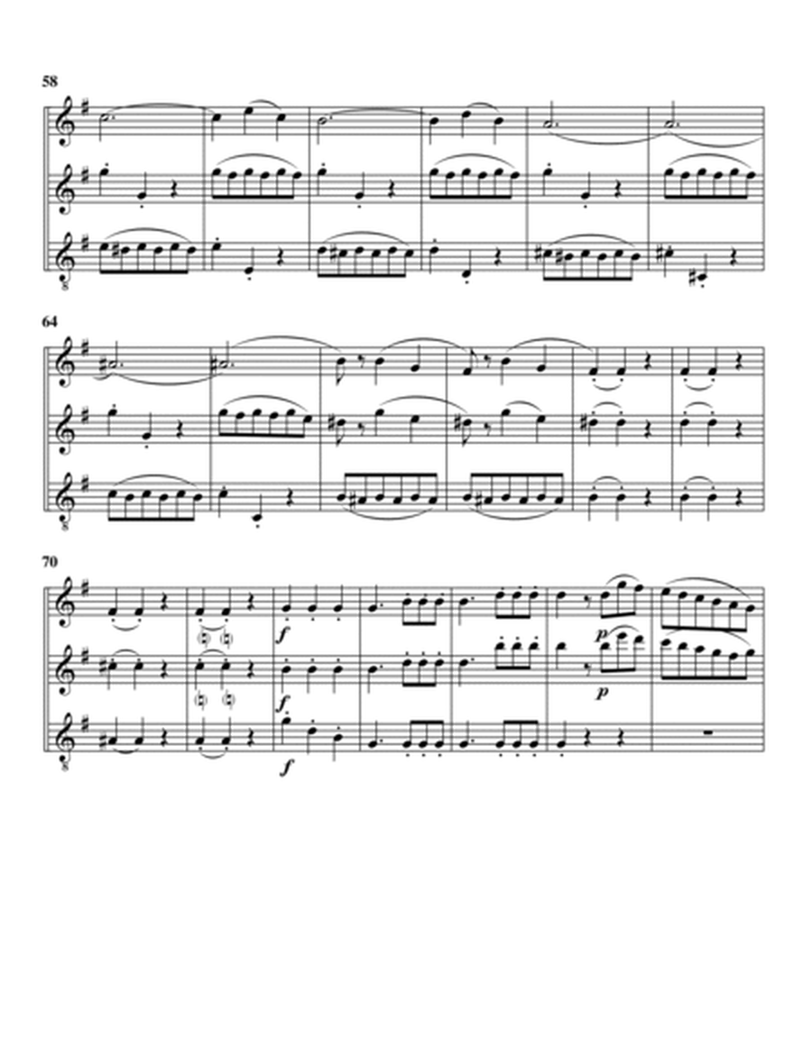 5 Divertimenti, K.439b, 1-5 (arrangements for recorders)