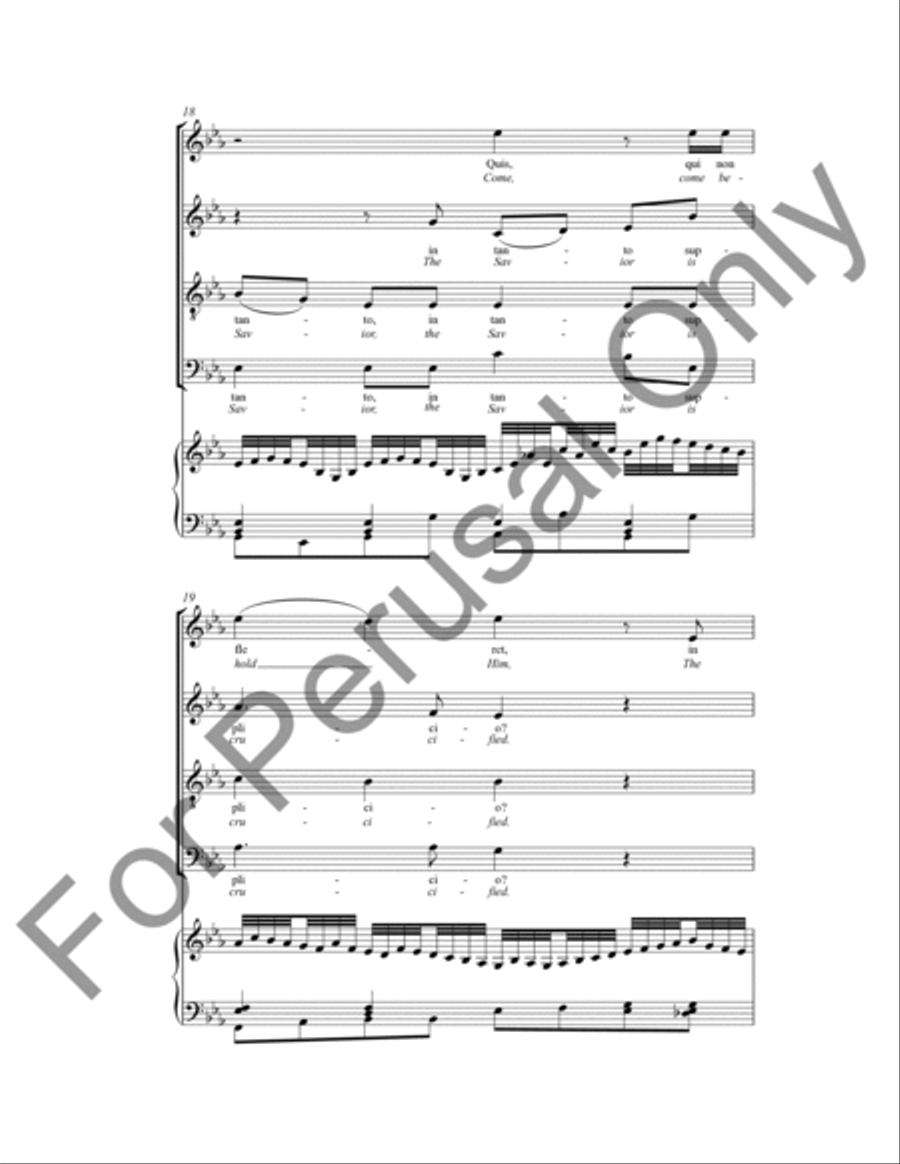 Quis Est Homo 4-Part scores gallery preview page 8