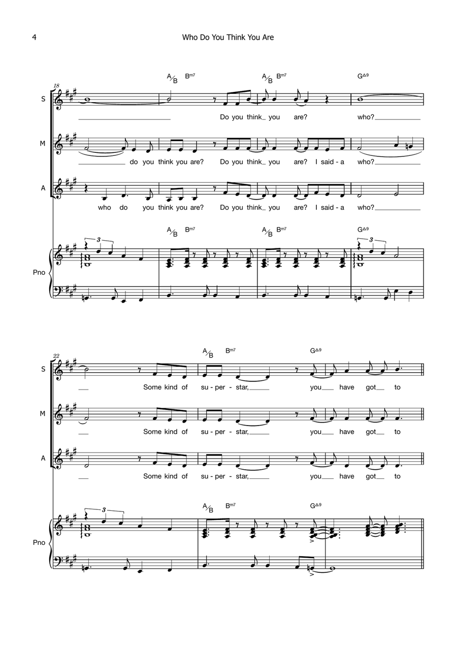 Who Do You Think You Are SSA scores gallery preview page 4