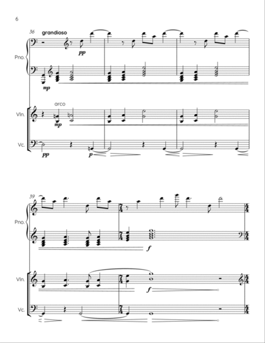 Escales Piano Trio scores gallery preview page 6