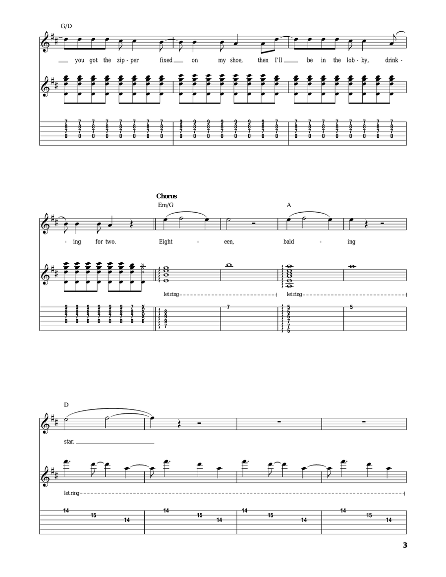The Bucket The Bucket Acoustic Guitar scores gallery preview page 3