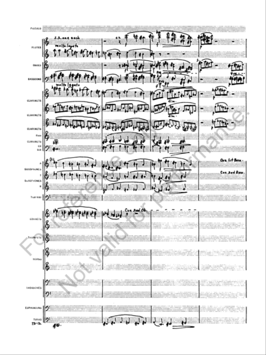 Symphony No. 1 Concert Band scores gallery preview page 15