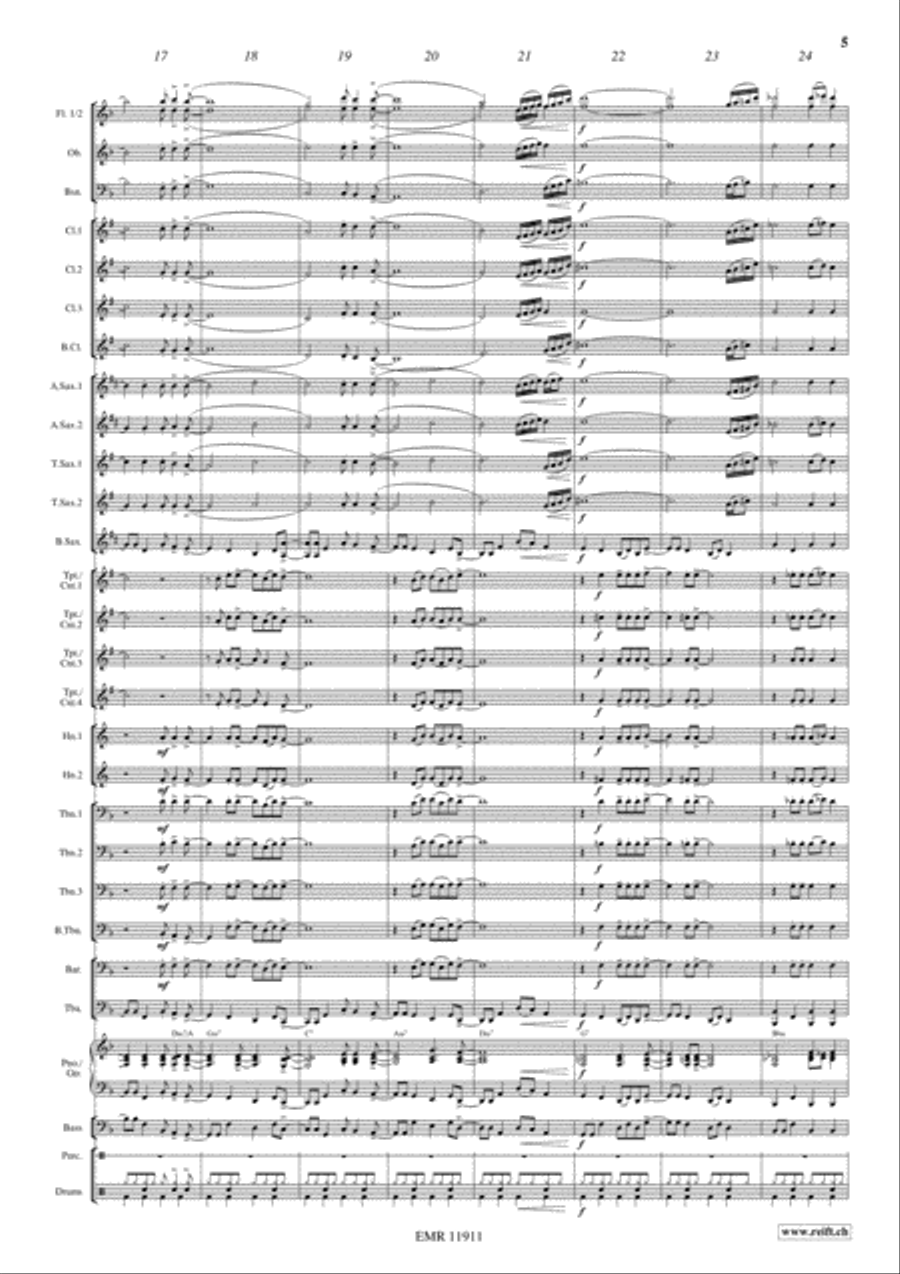 You're The First, The Last, My Everything Concert Band scores gallery preview page 5