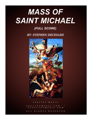 Book cover for Mass of Saint Michael (Full Score)