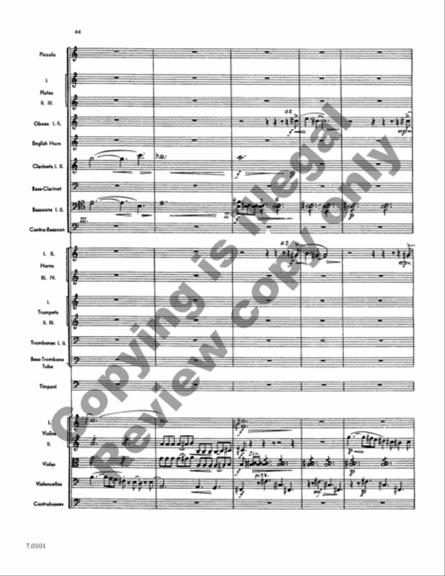 Symphony No. 1 Symphony No. 1 Full Orchestra scores gallery preview page 17