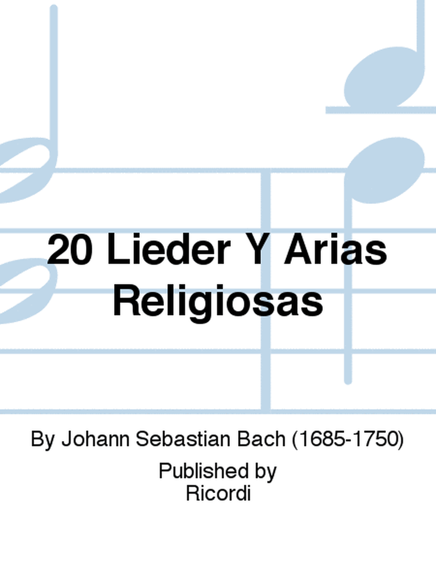 20 Lieder Y Arias Religiosas