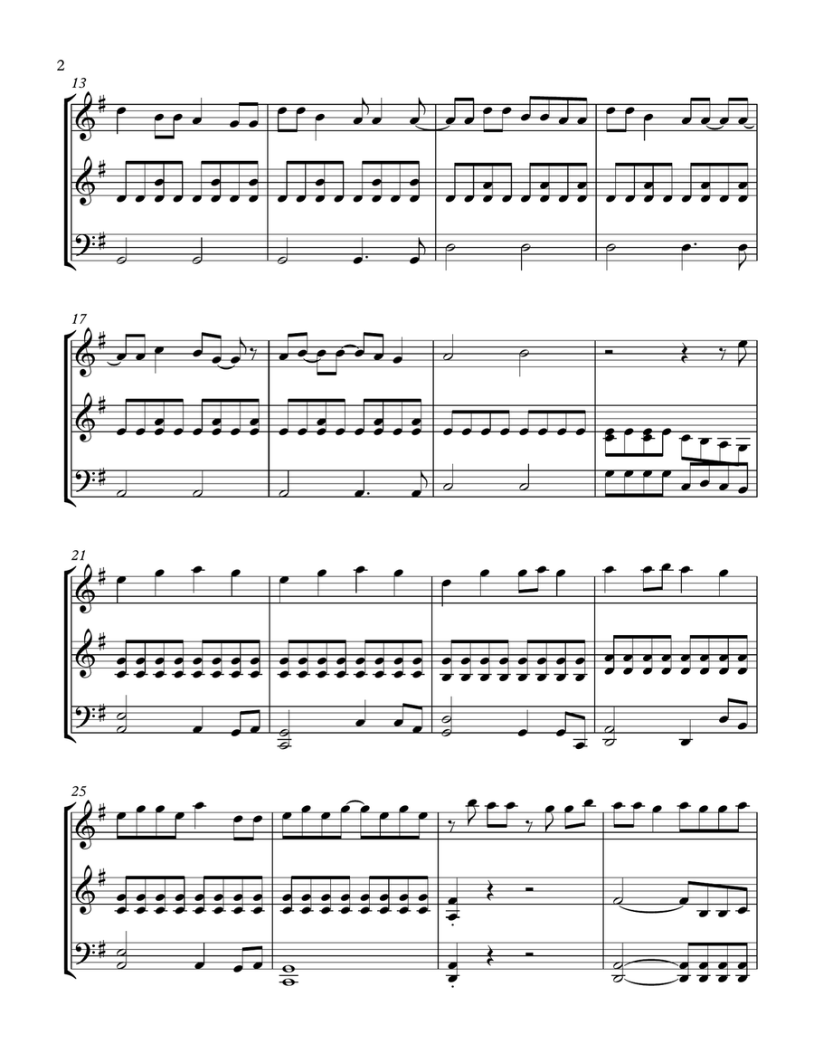 You Belong With Me String Trio scores gallery preview page 3