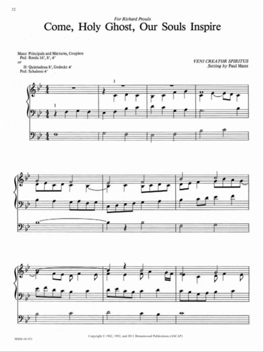 Ten Chorale Improvisations, Set 1