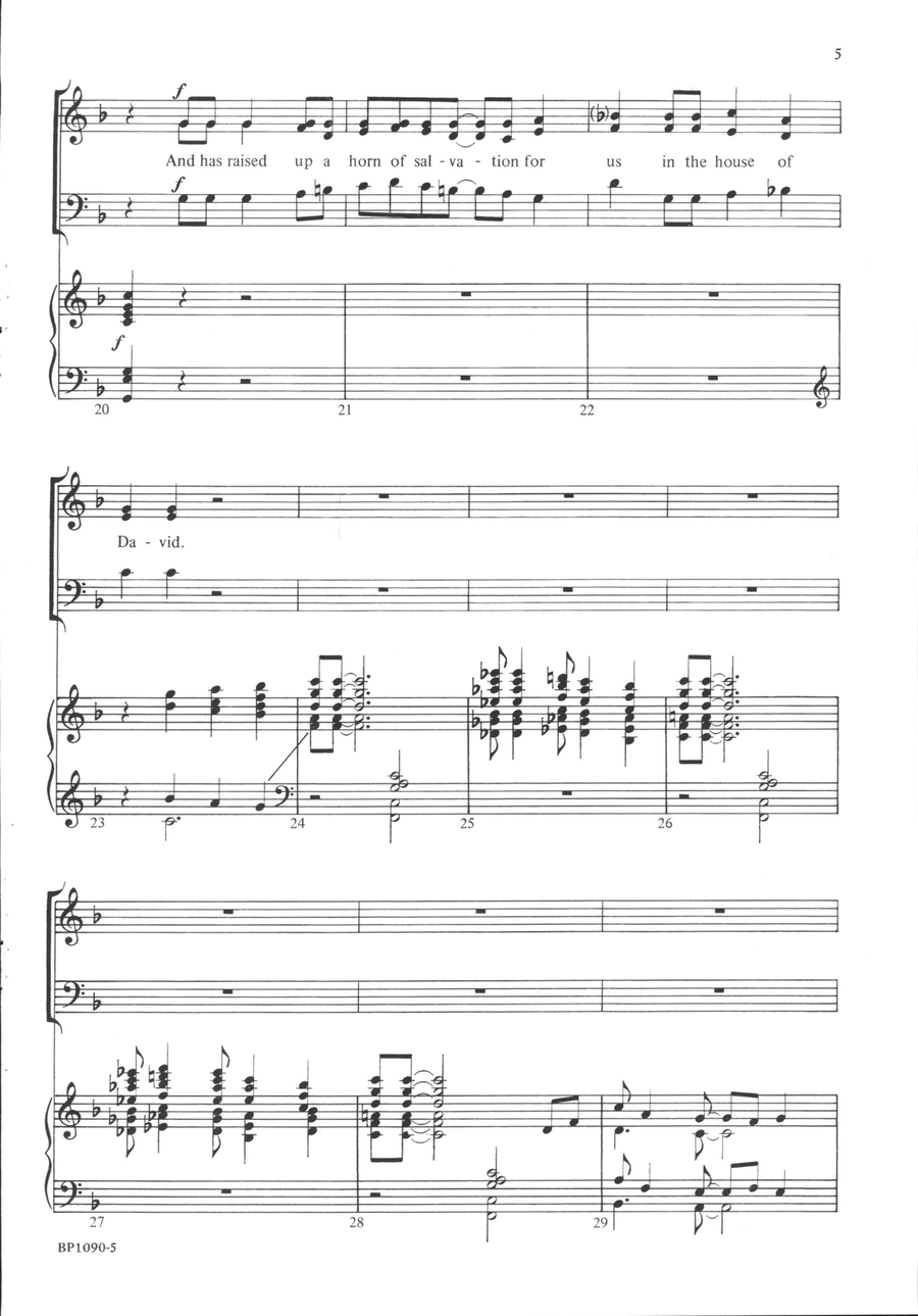 And the Child Grew 3-Part scores gallery preview page 4