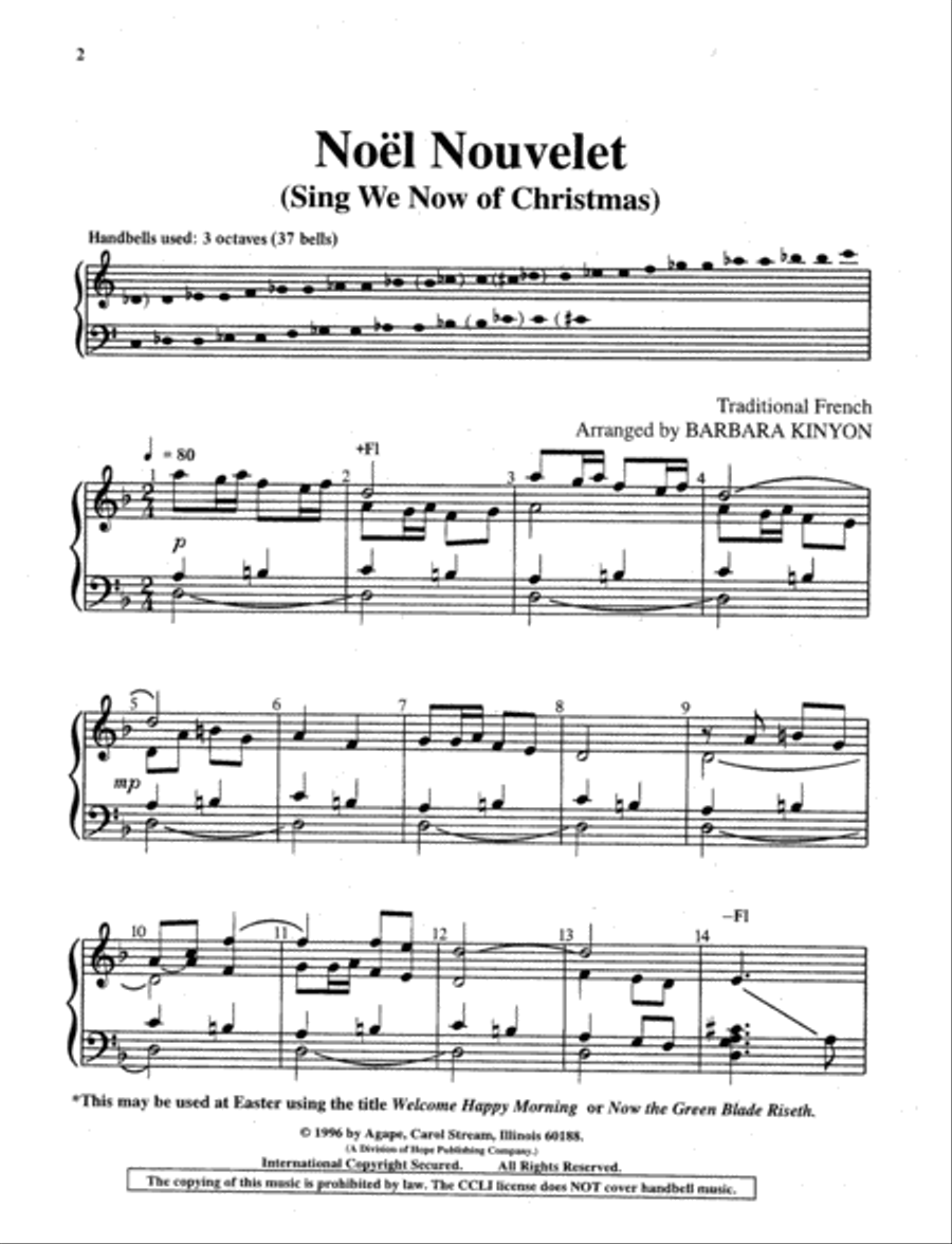 Noel Nouvelet 3-Octaves scores gallery preview page 2