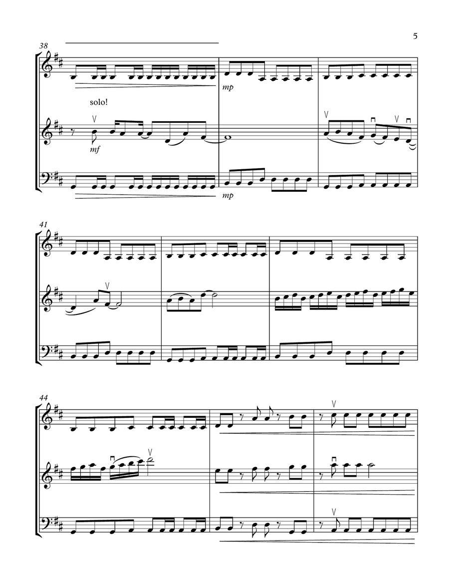 Shut Up And Dance String Trio scores gallery preview page 5