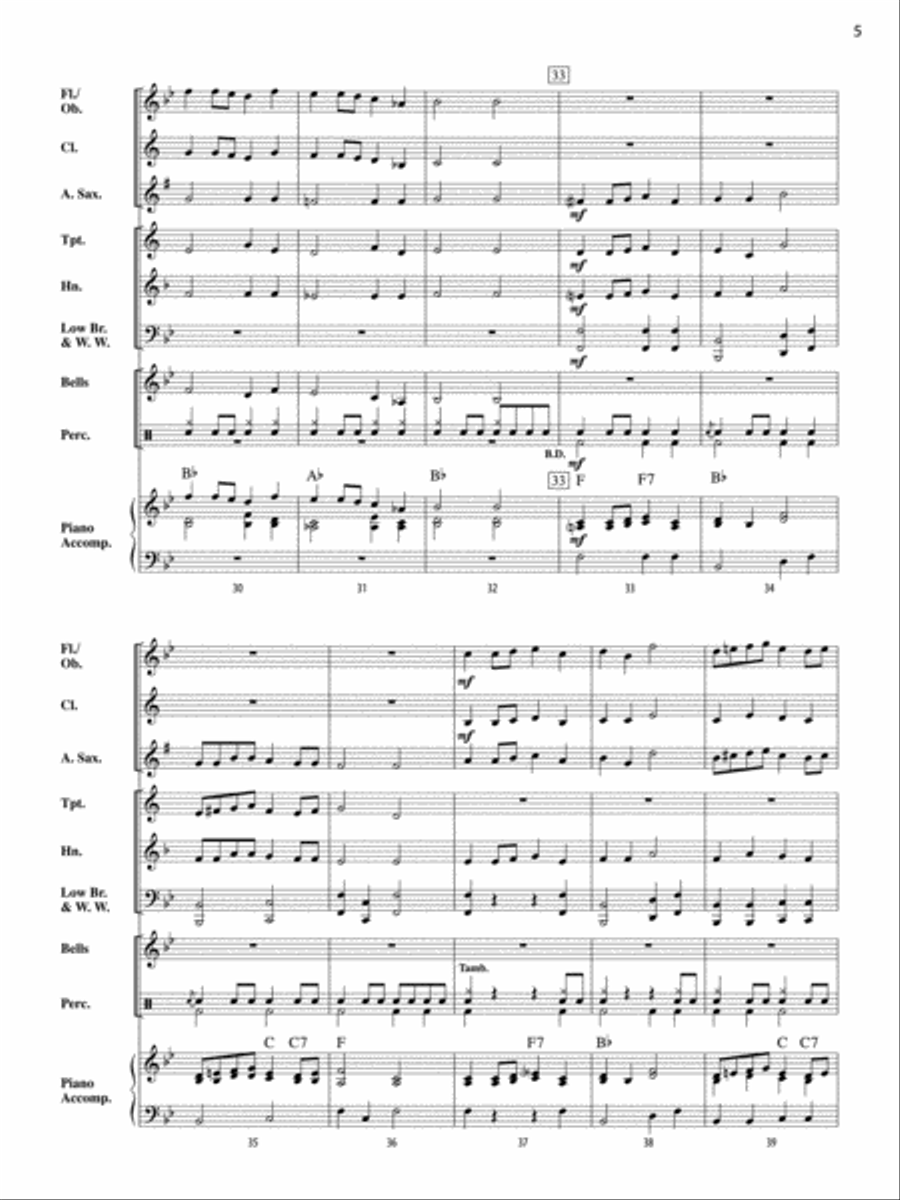 Accent on Performance Classical Collection Concert Band scores gallery preview page 6
