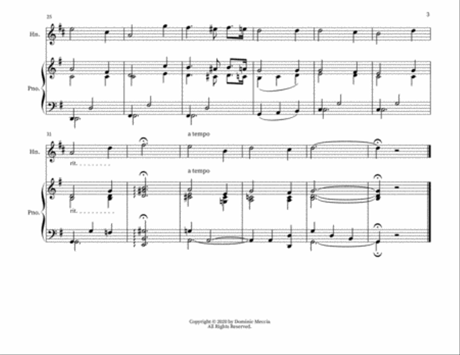 Till We Meet Again Horn scores gallery preview page 3