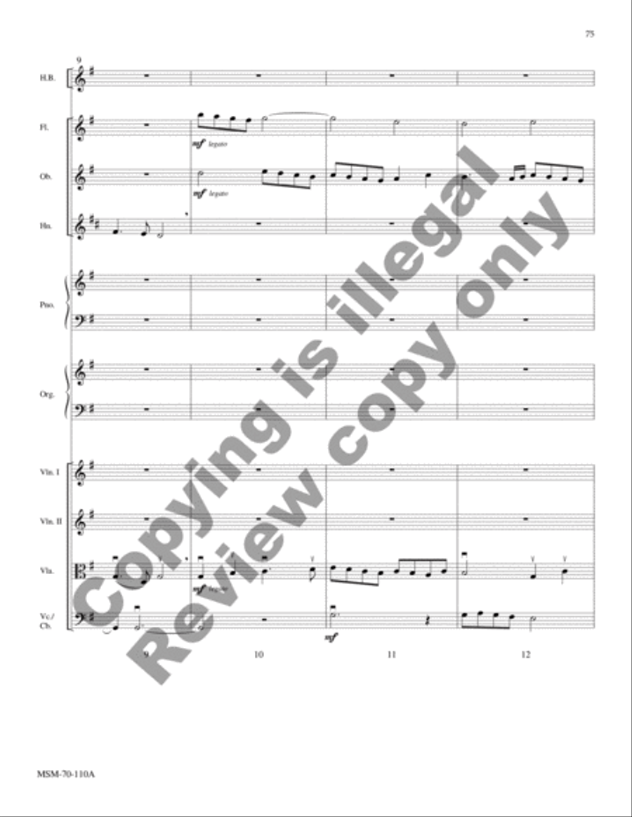 A Carol Suite (Chamber Orchestra Score) Choir scores gallery preview page 23