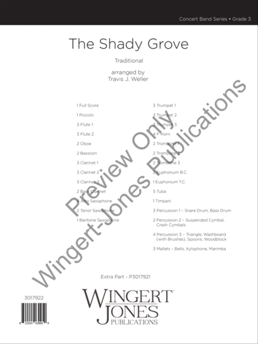 The Shady Grove The Shady Grove Concert Band scores gallery preview page 2