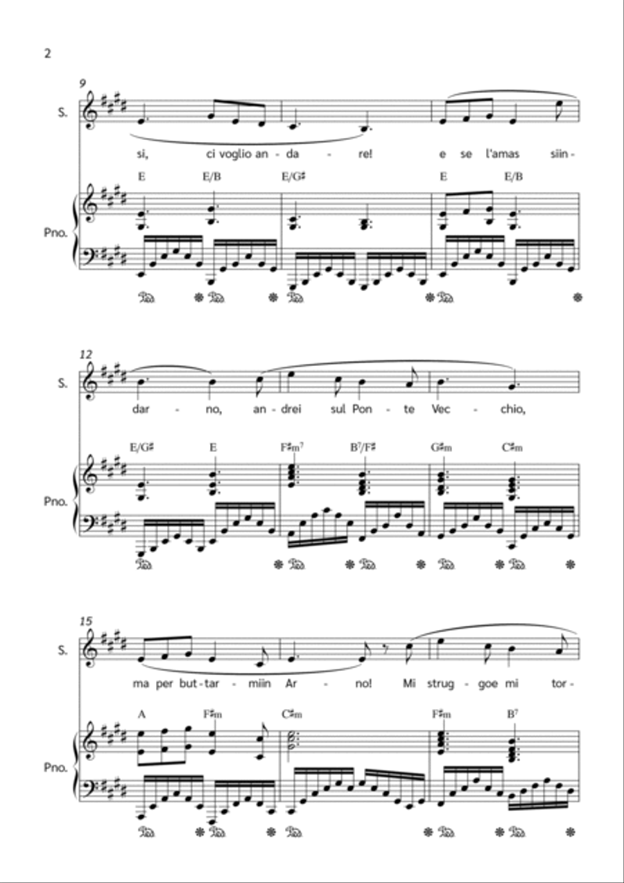 O Mio Babbino Caro O Mio Babbino Caro Voice scores gallery preview page 2