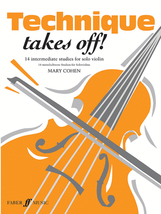 Book cover for Technique Takes Off! for Violin