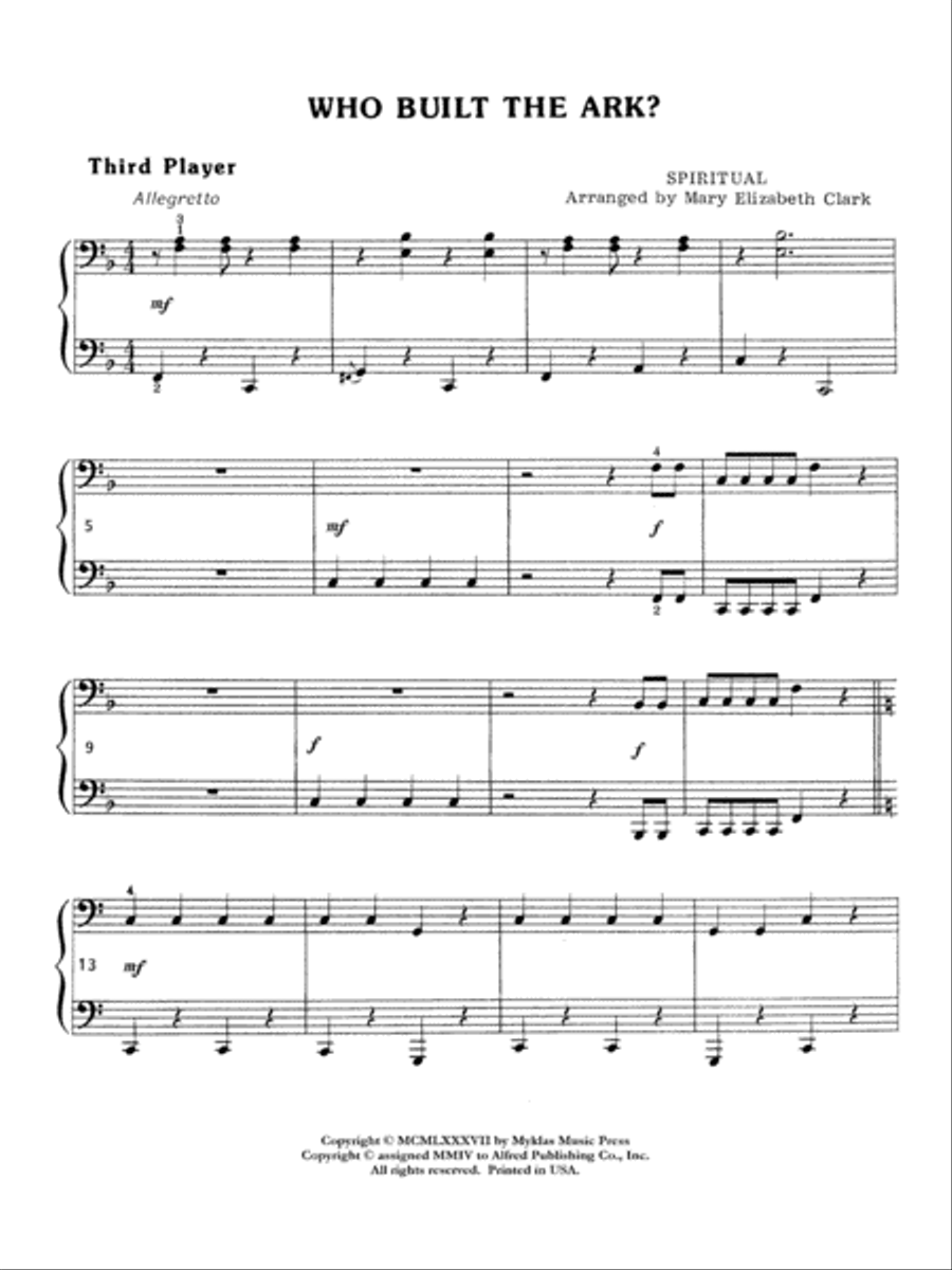 Who Built the Ark? Small Ensemble scores gallery preview page 4