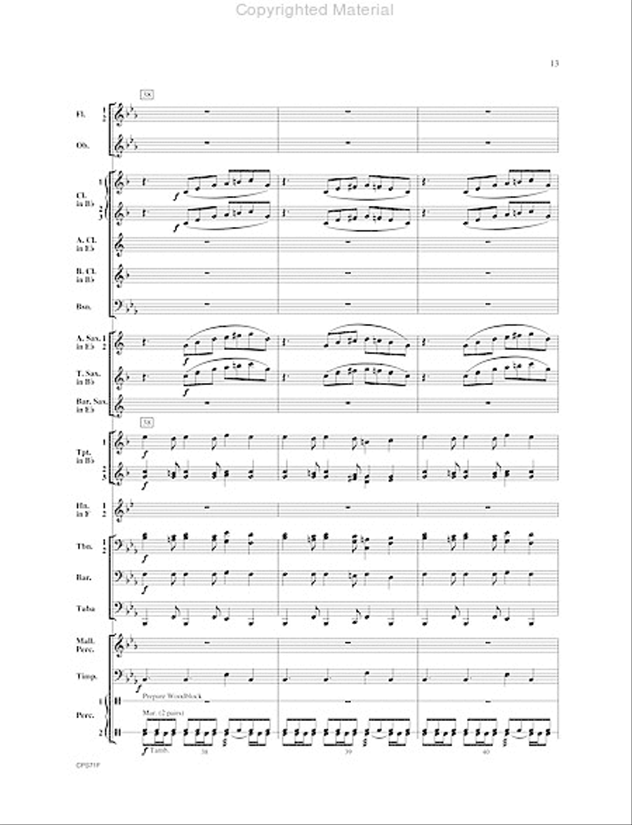 Rondo Festivo Rondo Festivo Concert Band scores gallery preview page 14