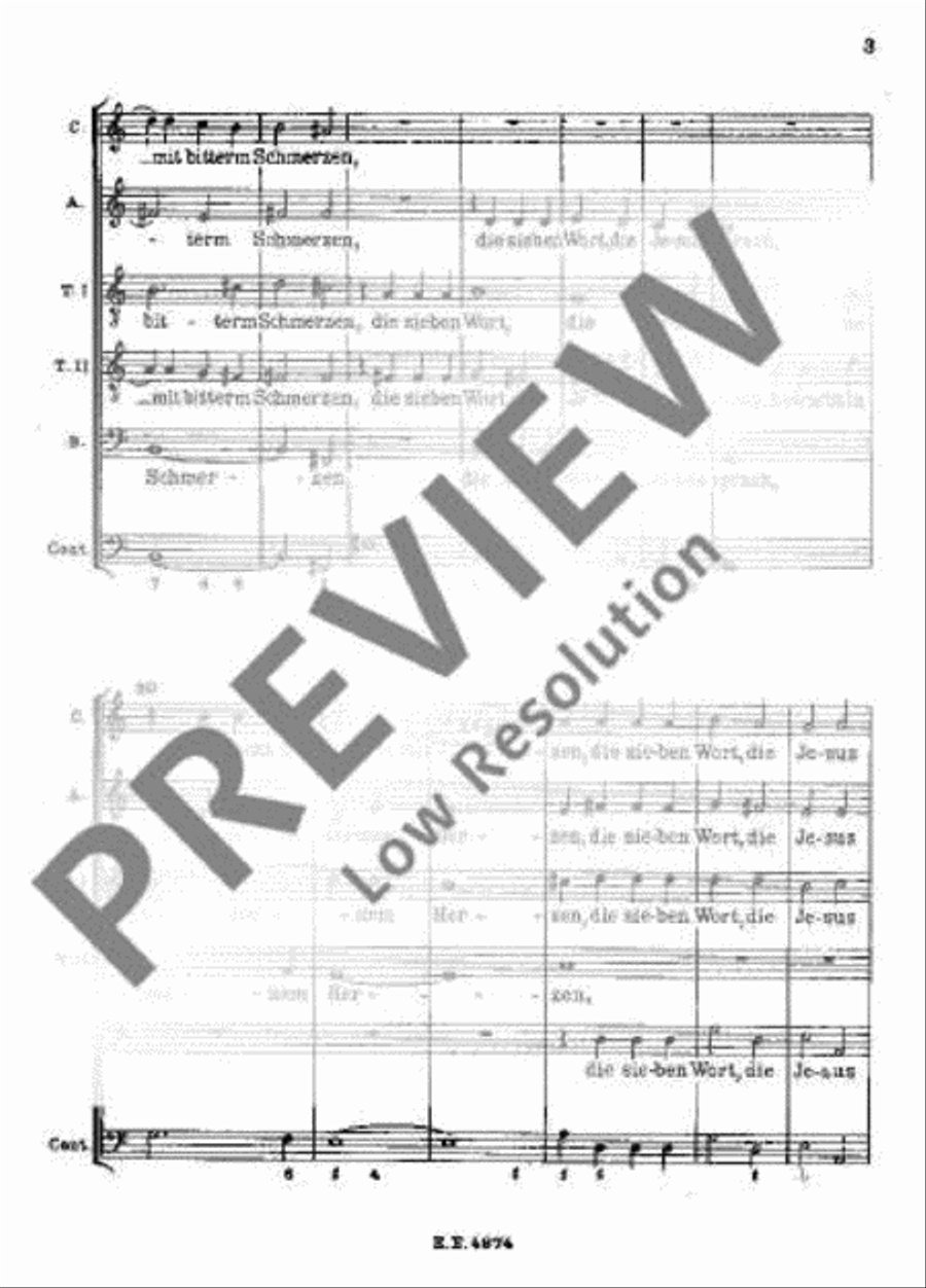 The Seven Words of Jesus Christi Choir scores gallery preview page 14