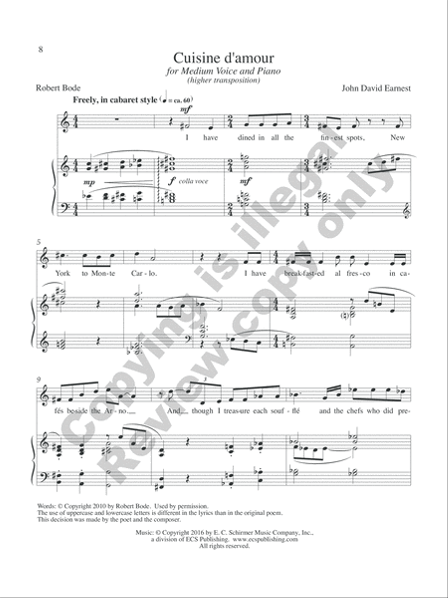 Songs of Sophistication Medium Voice scores gallery preview page 24