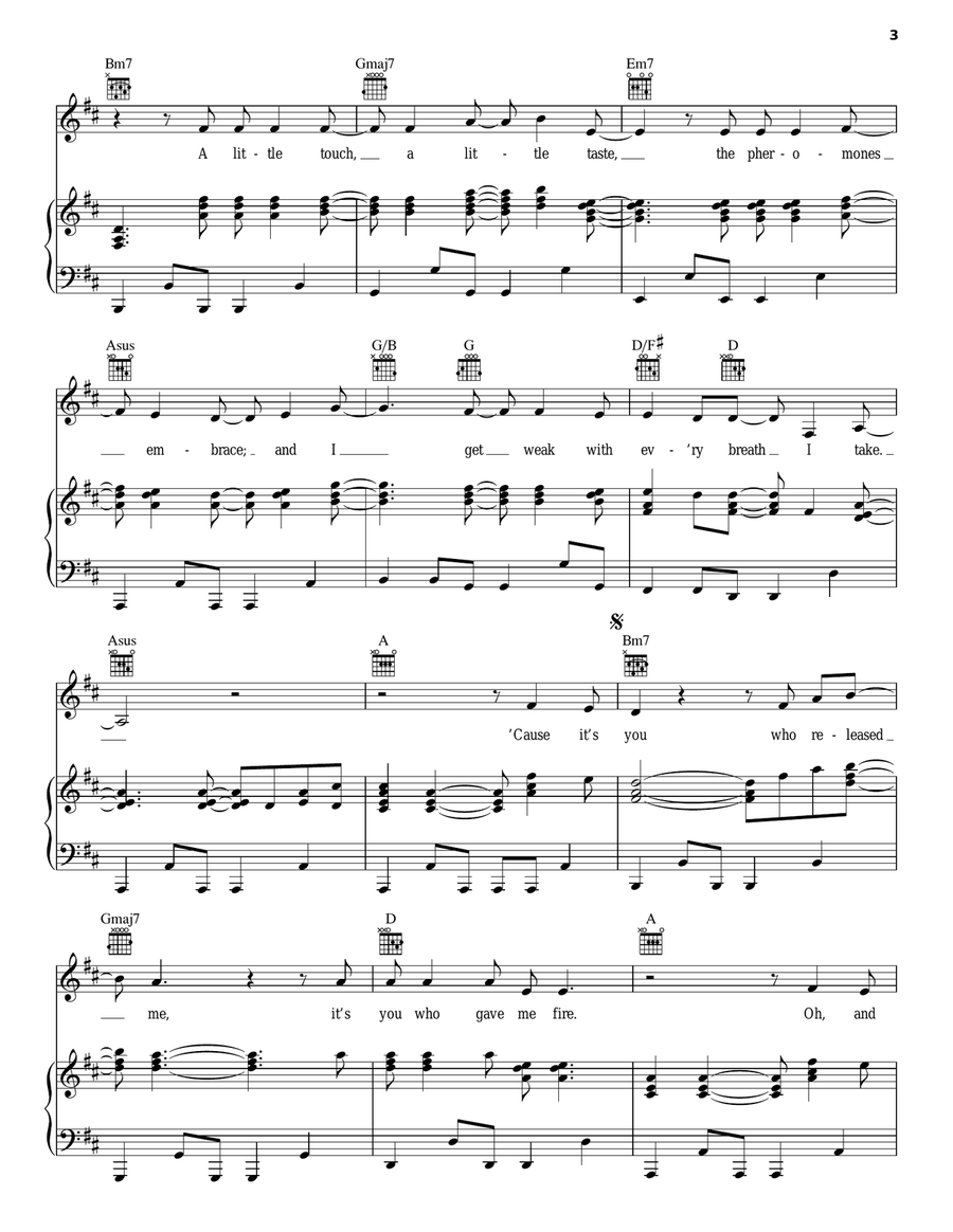 Illusions Of Bliss Piano, Vocal, Guitar scores gallery preview page 3