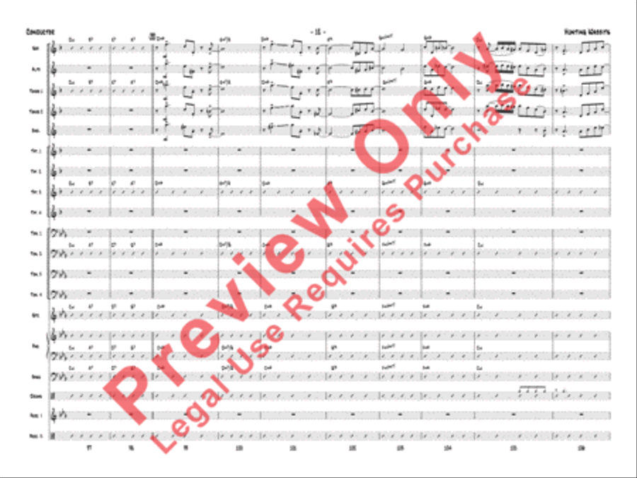 Hunting Wabbits Jazz Ensemble scores gallery preview page 15
