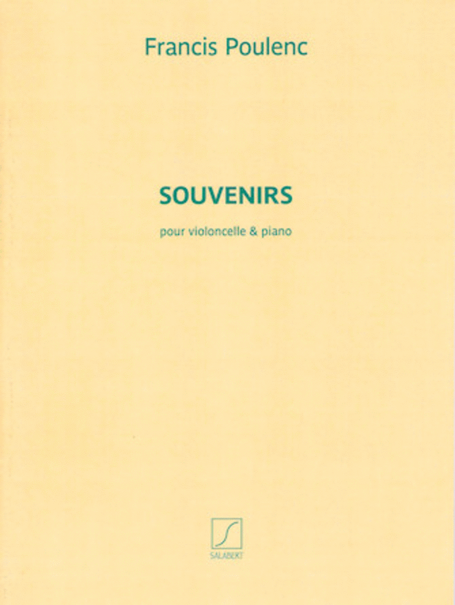 Souvenirs Piano Accompaniment scores gallery preview page 1