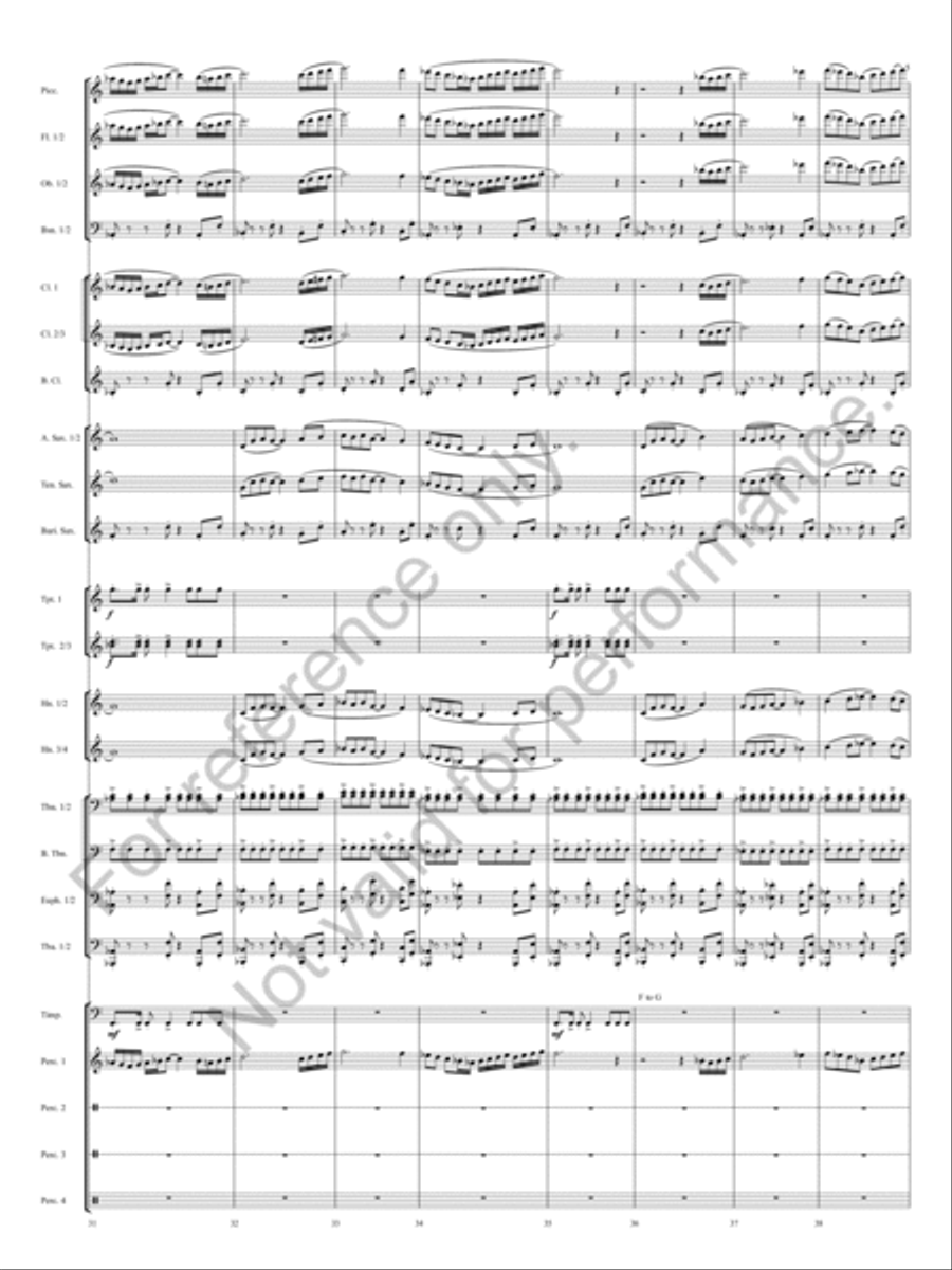 Reflections Reflections Concert Band scores gallery preview page 8