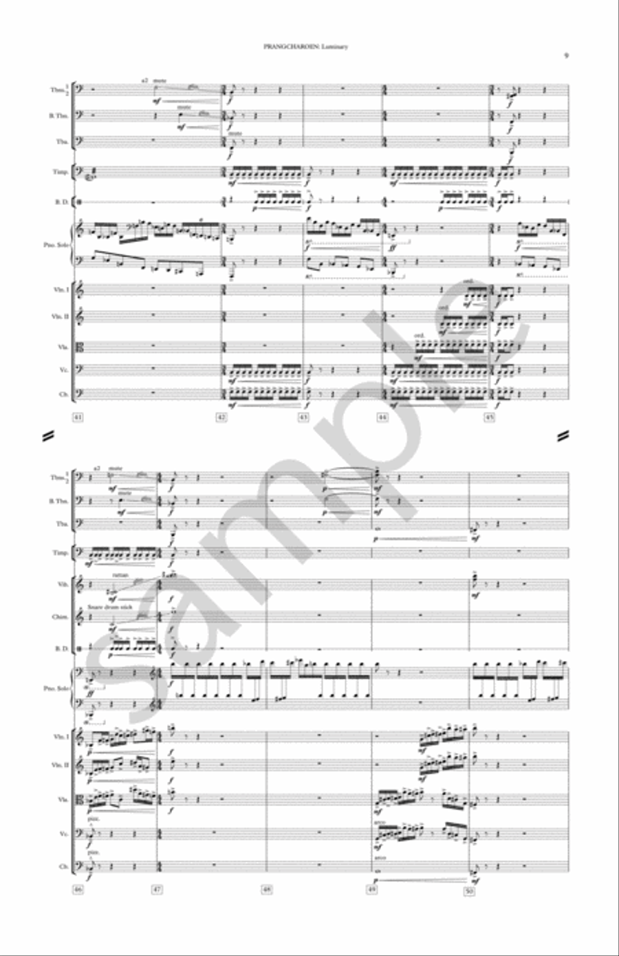 Luminary Orchestra scores gallery preview page 10