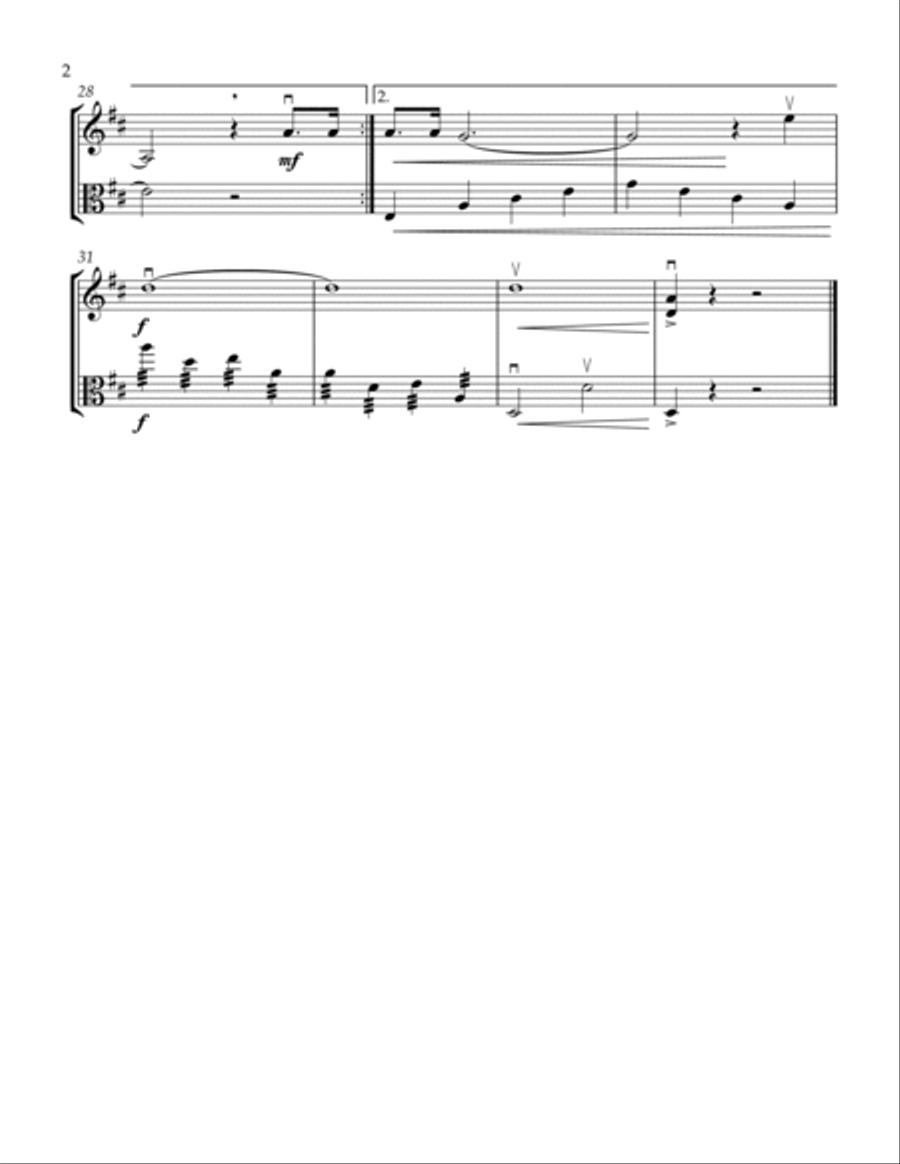 Happy Holiday Happy Holiday String Duet scores gallery preview page 3