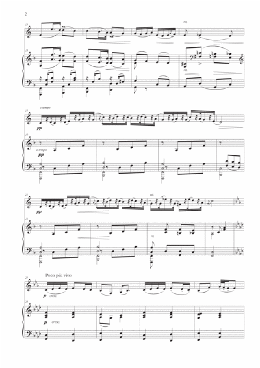 Humoresque No. 7 for Horn and Piano Humoresque No. 7 for Horn and Piano Horn scores gallery preview page 2