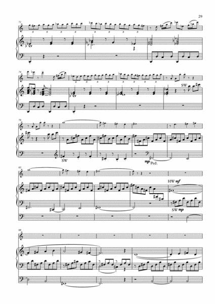 Fantasia alla latina for flute (piccolo) and organ