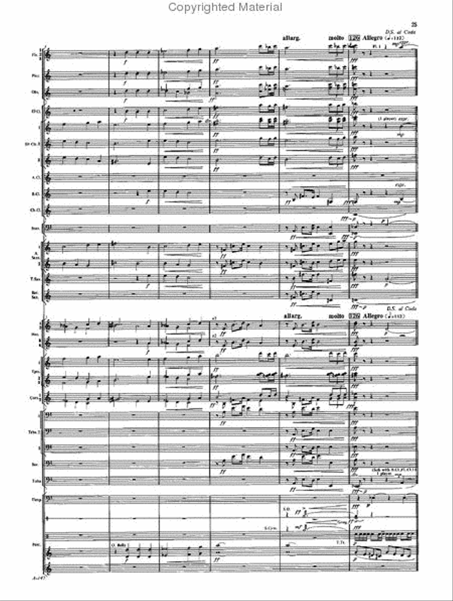 Day of the Shofar Concert Band scores gallery preview page 25
