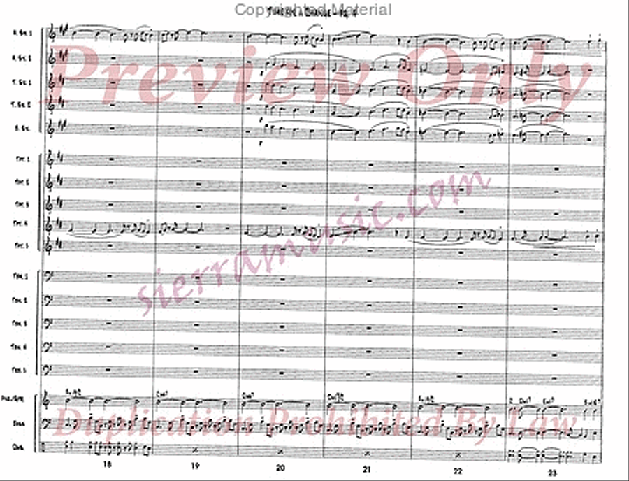 Time For A Change Time For A Change Jazz Ensemble scores gallery preview page 5