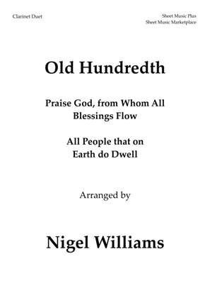 Book cover for Old Hundredth, for Clarinet Duet