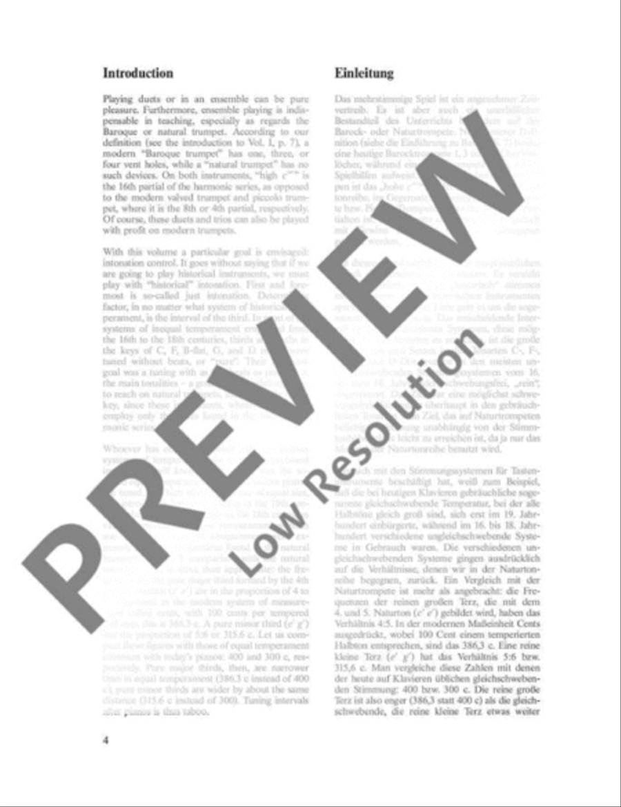 The Art of Baroque Trumpet Playing Trumpet Trio scores gallery preview page 5